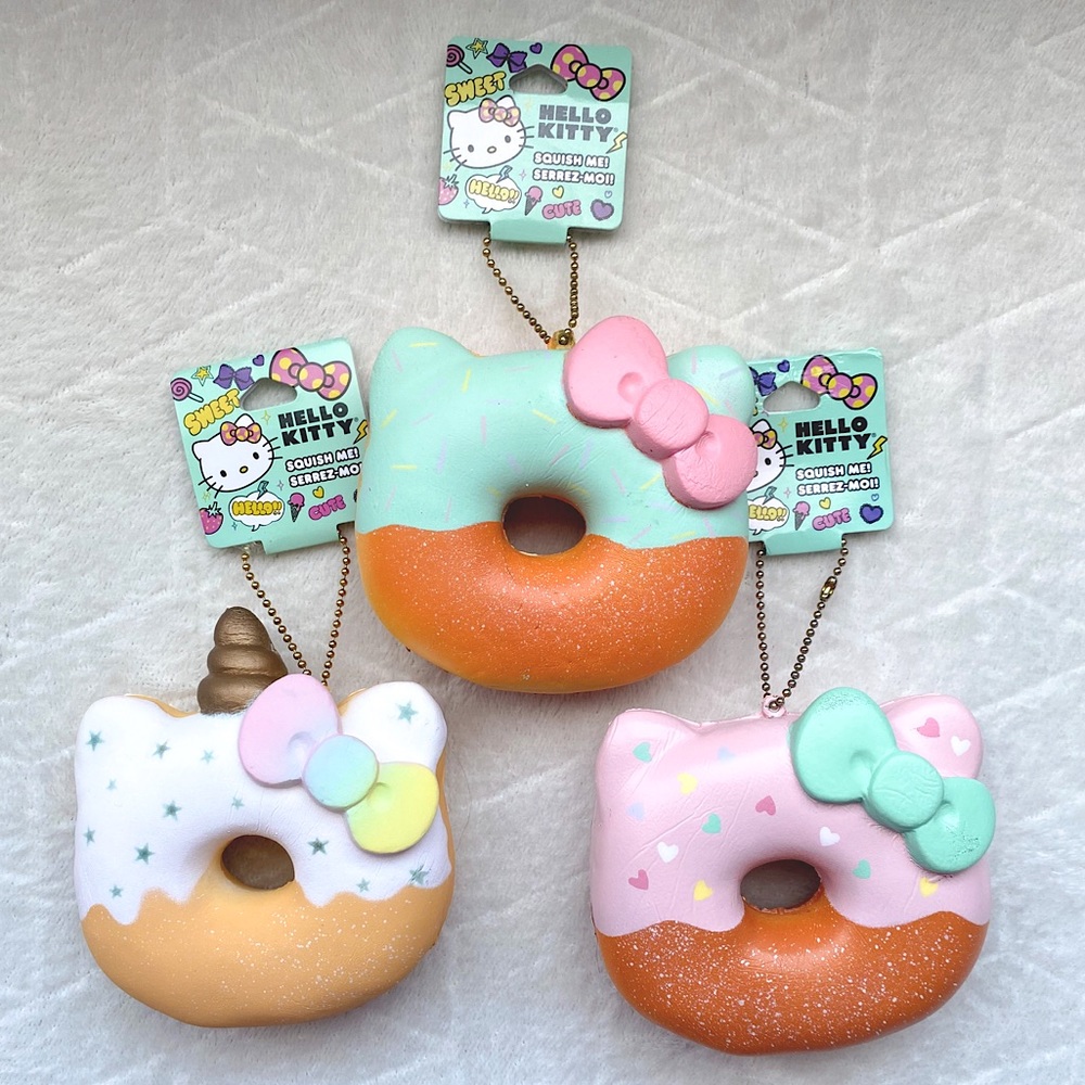 Hello Kitty Donut Trio Squishies